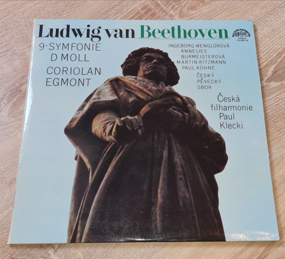 Ludwig van Beethoven - Česká Filharmonie, Paul Klecki – 9. Symfonie D Moll / Coriolan / Egmont 1964 EX, VYPRANÉ Vinyl (2LP)