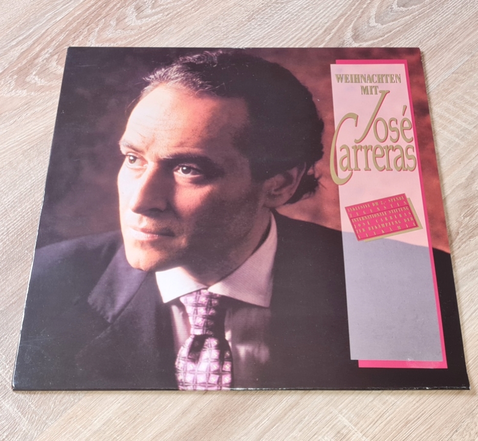 José Carreras – Weihnachten Mit José Carreras 1989 EX, VYPRANÁ Vinyl (LP)