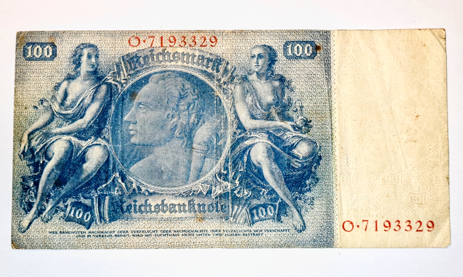 100 Mark 1935 - Německo, bankovka