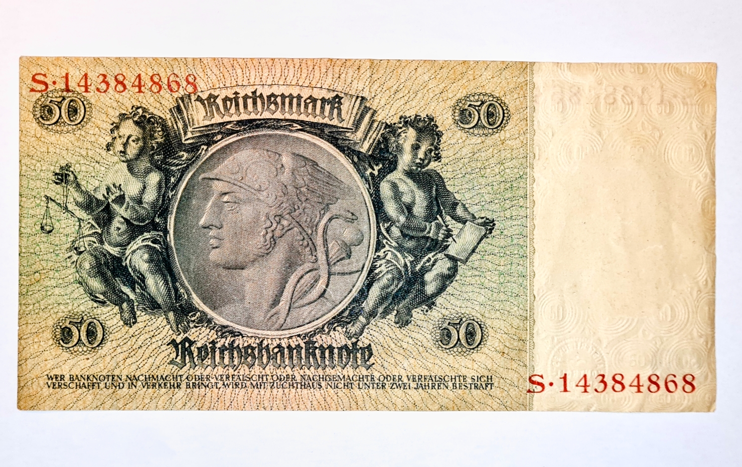 50 Mark 1933 - Německo, bankovka
