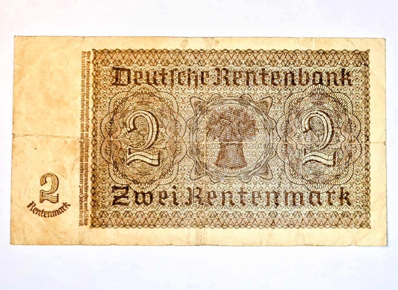 2 Mark 1937 - Německo, bankovka