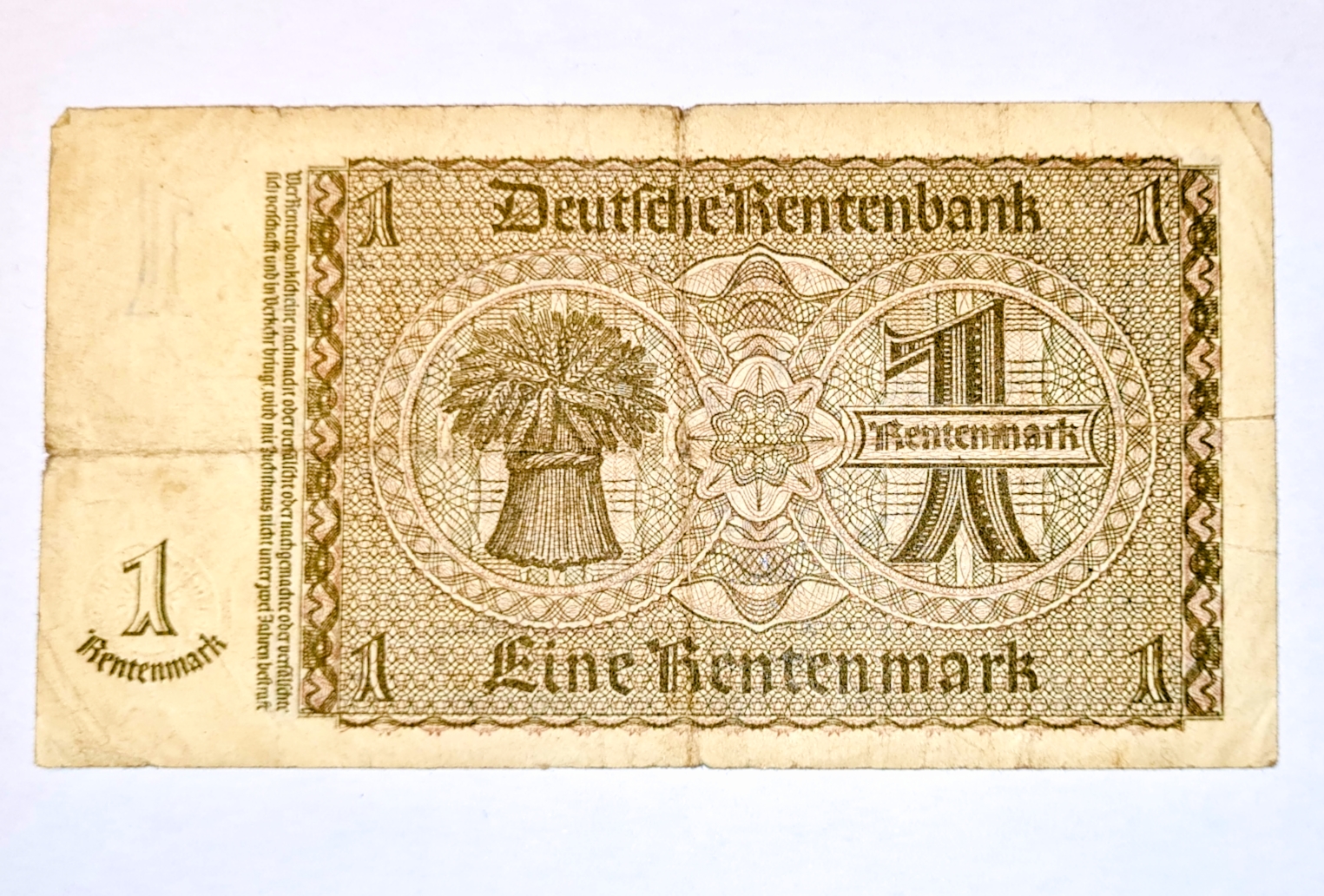 1 Mark 1937 - Německo, bankovka