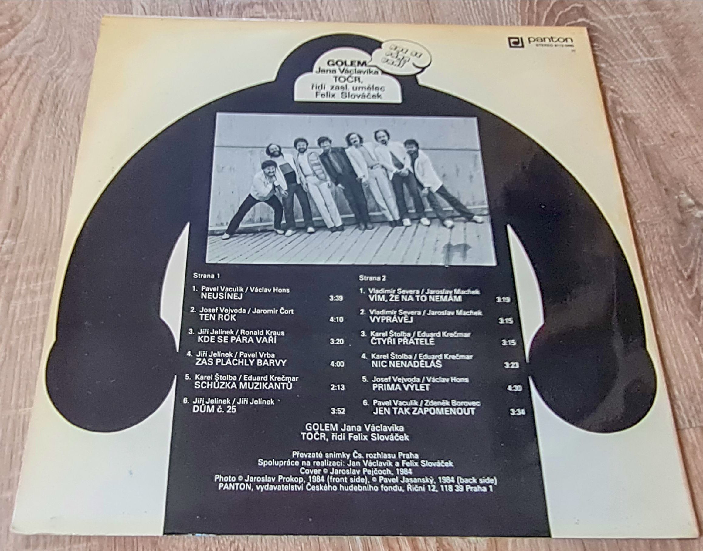 Golem Jana Václavíka / TOČR řídí Felix Slováček – Kde Se Pára Vaří 1984 VG+,  VYPRANÁ Vinyl (LP)