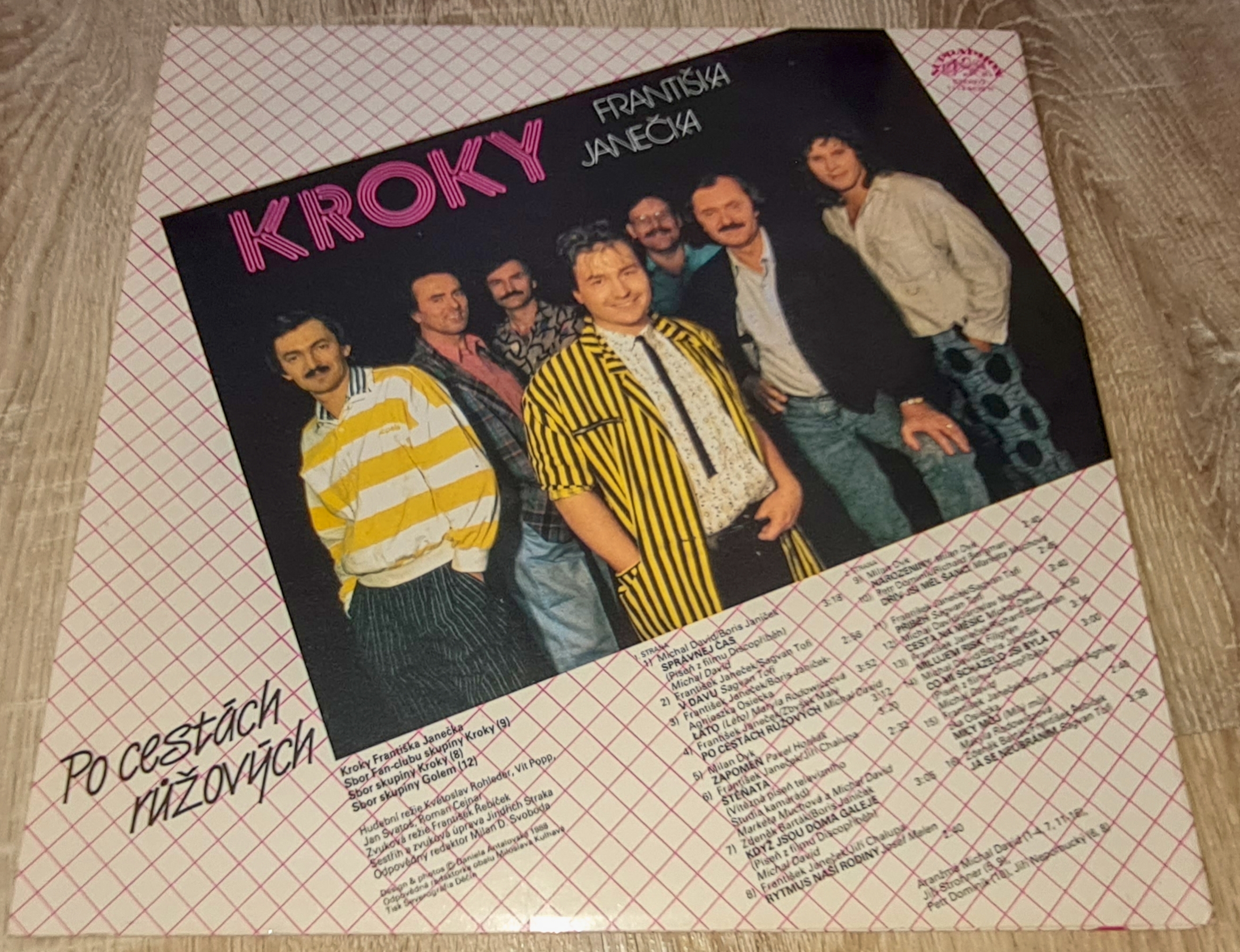 Kroky Františka Janečka – Po Cestách Růžových - 1988 VG+, VYPRANÁ Vinyl (LP)