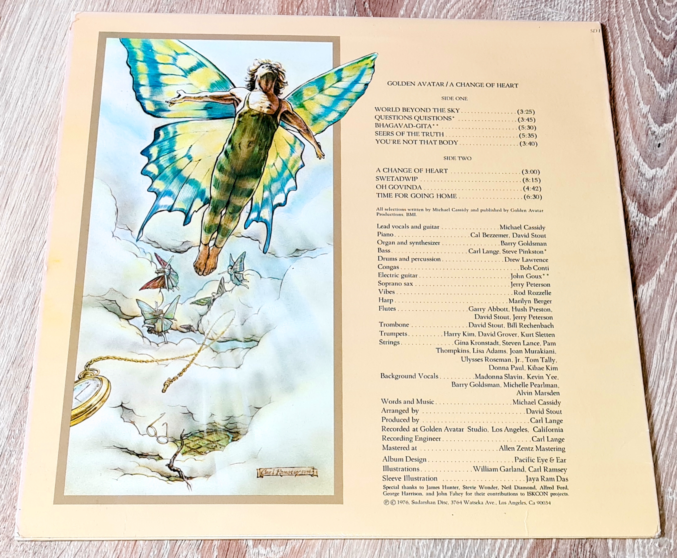 Golden Avatar – A Change Of Heart 1976 VG+, VYPRANÁ Vinyl (LP)