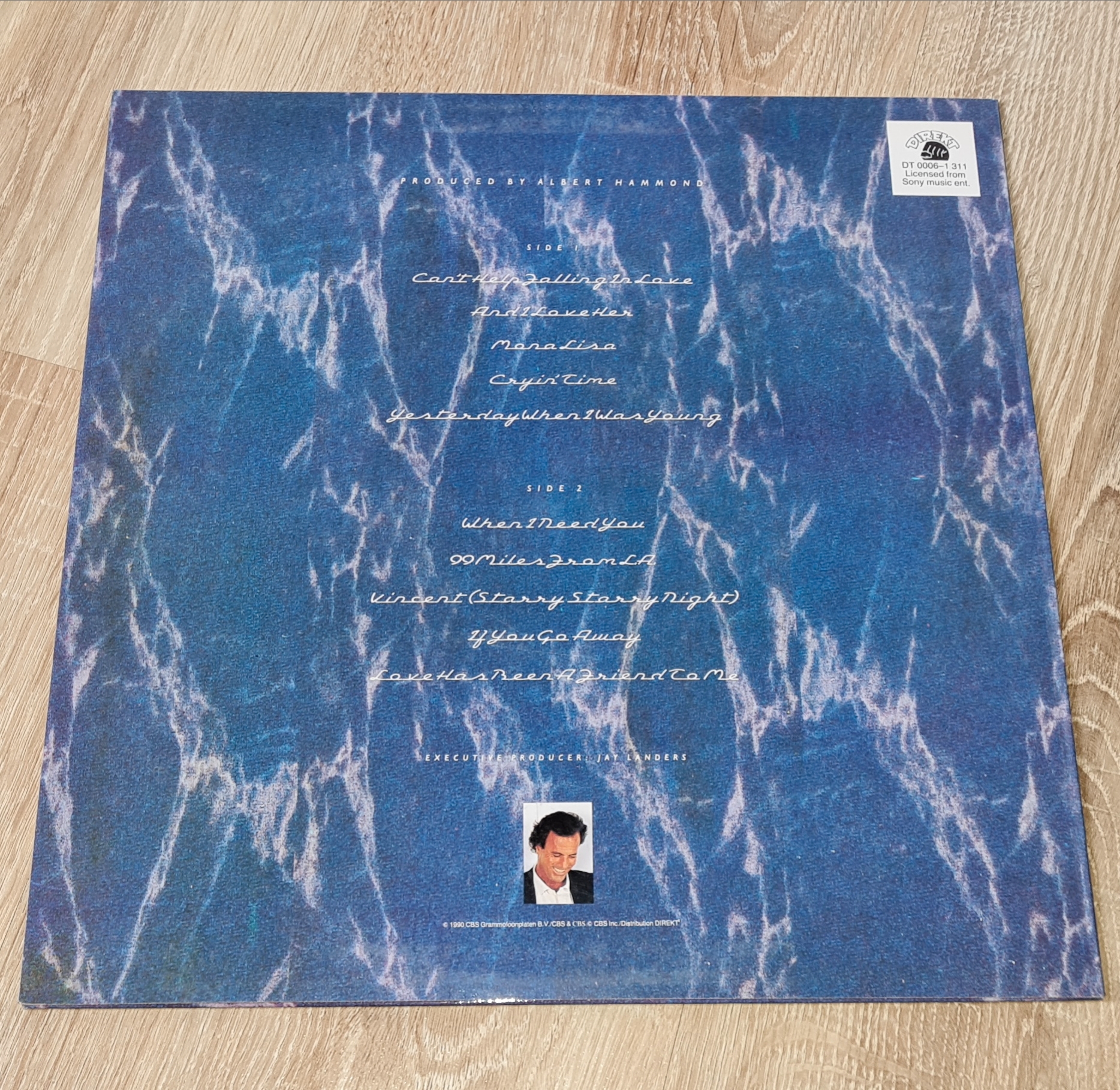 Julio Iglesias – Starry Night 1990 VG+, VYPRANÁ Vinyl (LP)