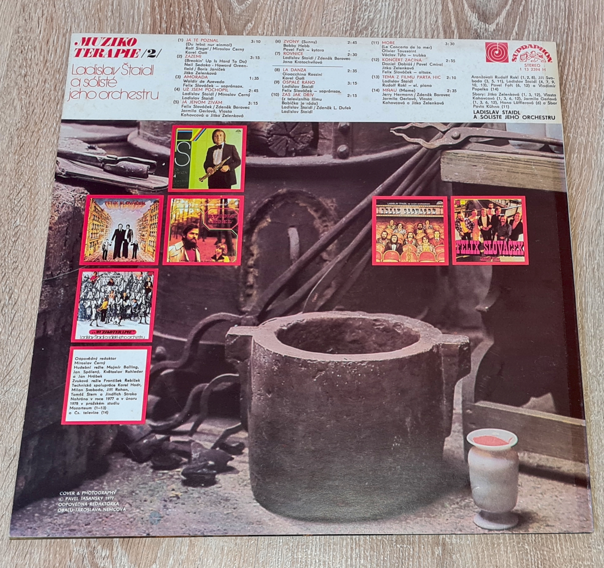 Ladislav Štaidl A Sólisté Jeho Orchestru – Muzikoterapie 2 1978 VG+ VYPRANÁ Vinyl (LP)