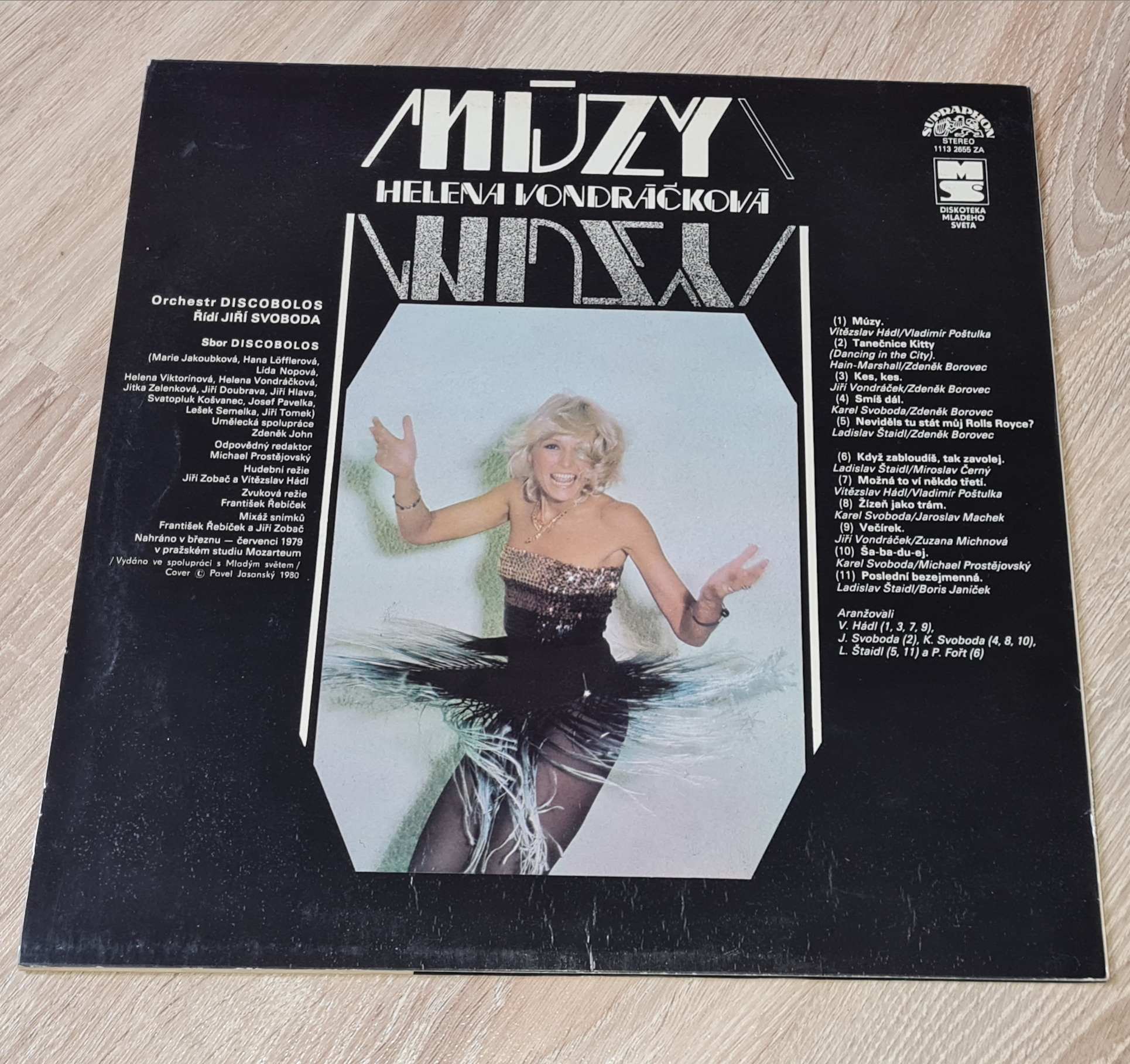 Helena Vondráčková – Múzy 1980 VG+, VYPRANÁ Vinyl (LP)