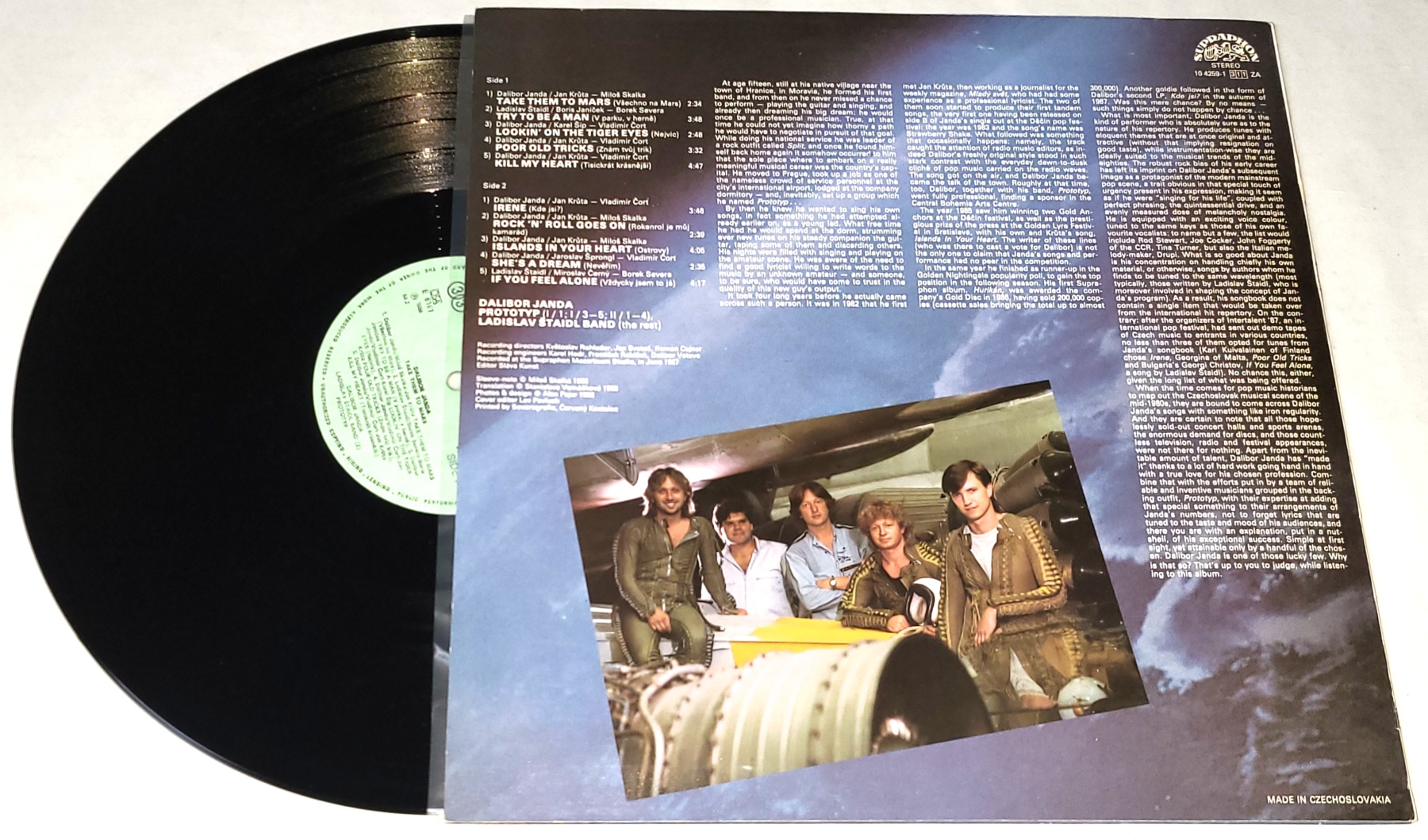 Dalibor Janda – Take Them To Mars 1988 EX+, VYPRANÁ Vinyl (LP)