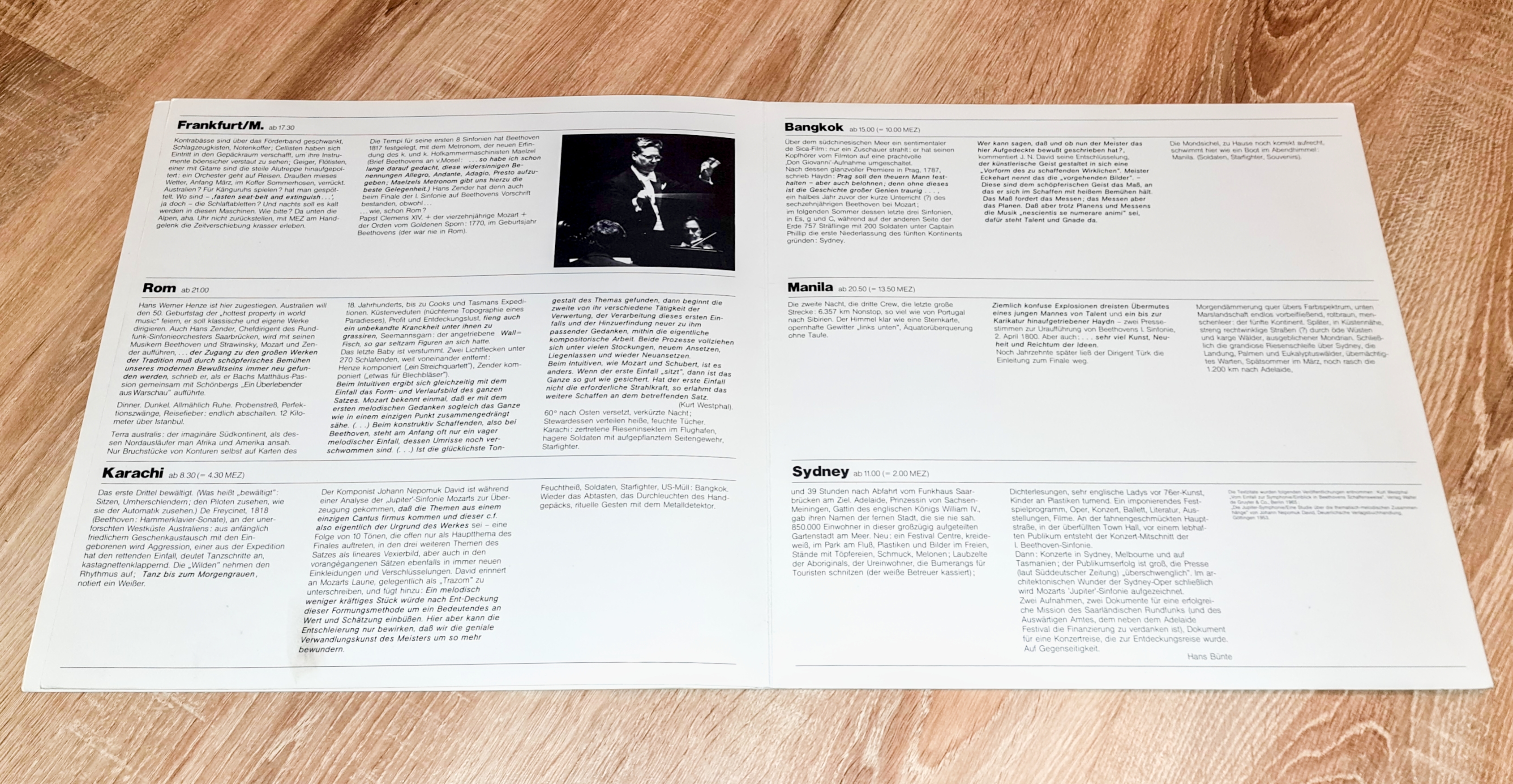 Das Rundfunk - Sinfonieorchester Saarbrücken – In Australien 1976 VG+, VYPRANÁ Vinyl (LP)