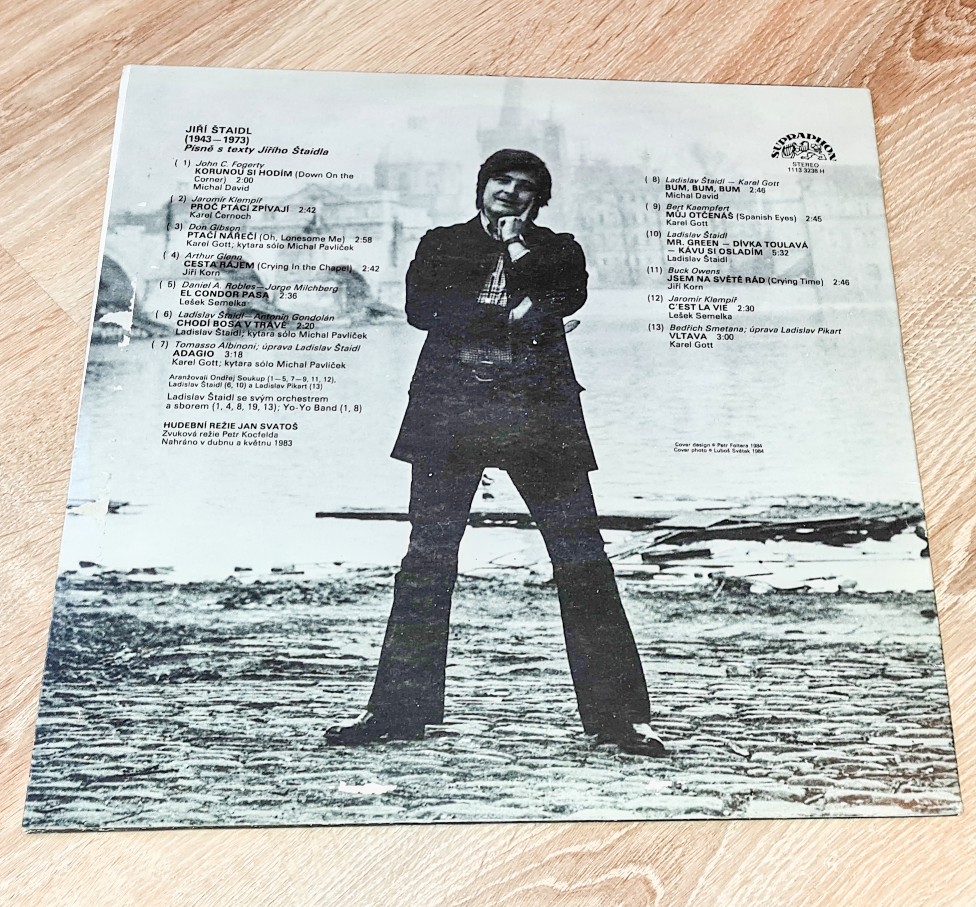 Jiří Štaidl – Písně S Texty Jiřího Štaidla 1983 VG VYPRANÁ Vinyl (LP)