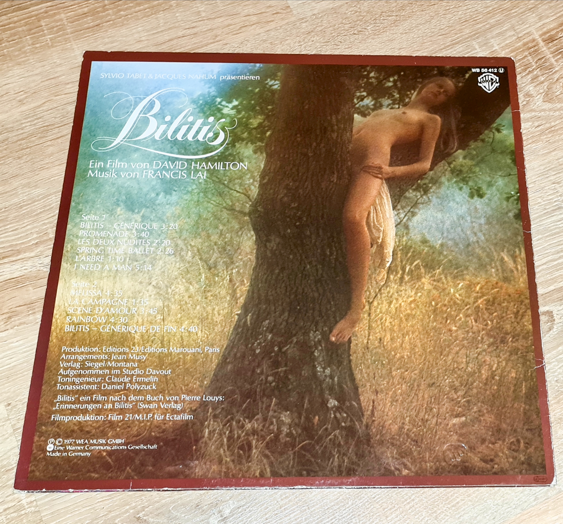Francis Lai – Bilitis 1977 VG, VYPRANÁ Vinyl (LP)
