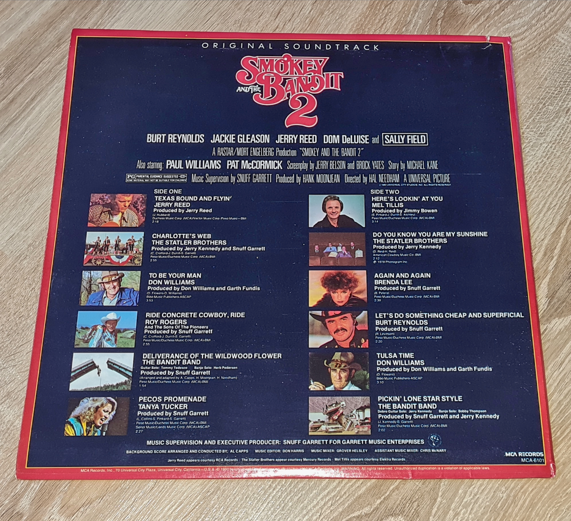 Smokey And The Bandit 2 (Original Soundtrack) 1980 VG, VYPRANÁ Vinyl (LP)