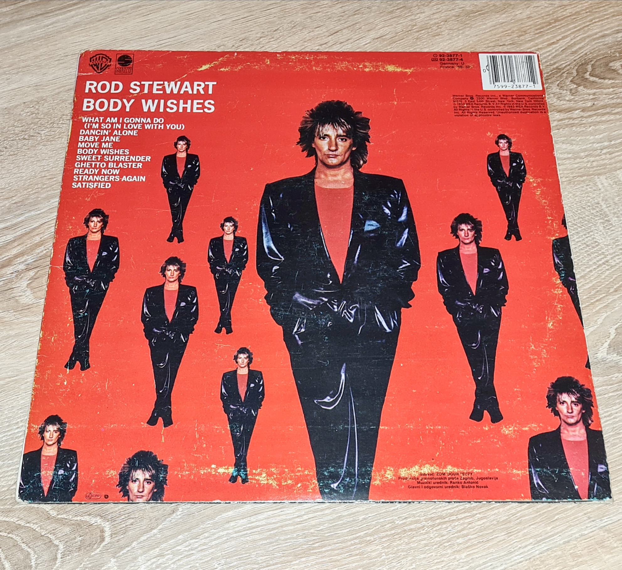 Rod Stewart – Body Wishes 1984 VG, VYPRANÁ Vinyl (LP)