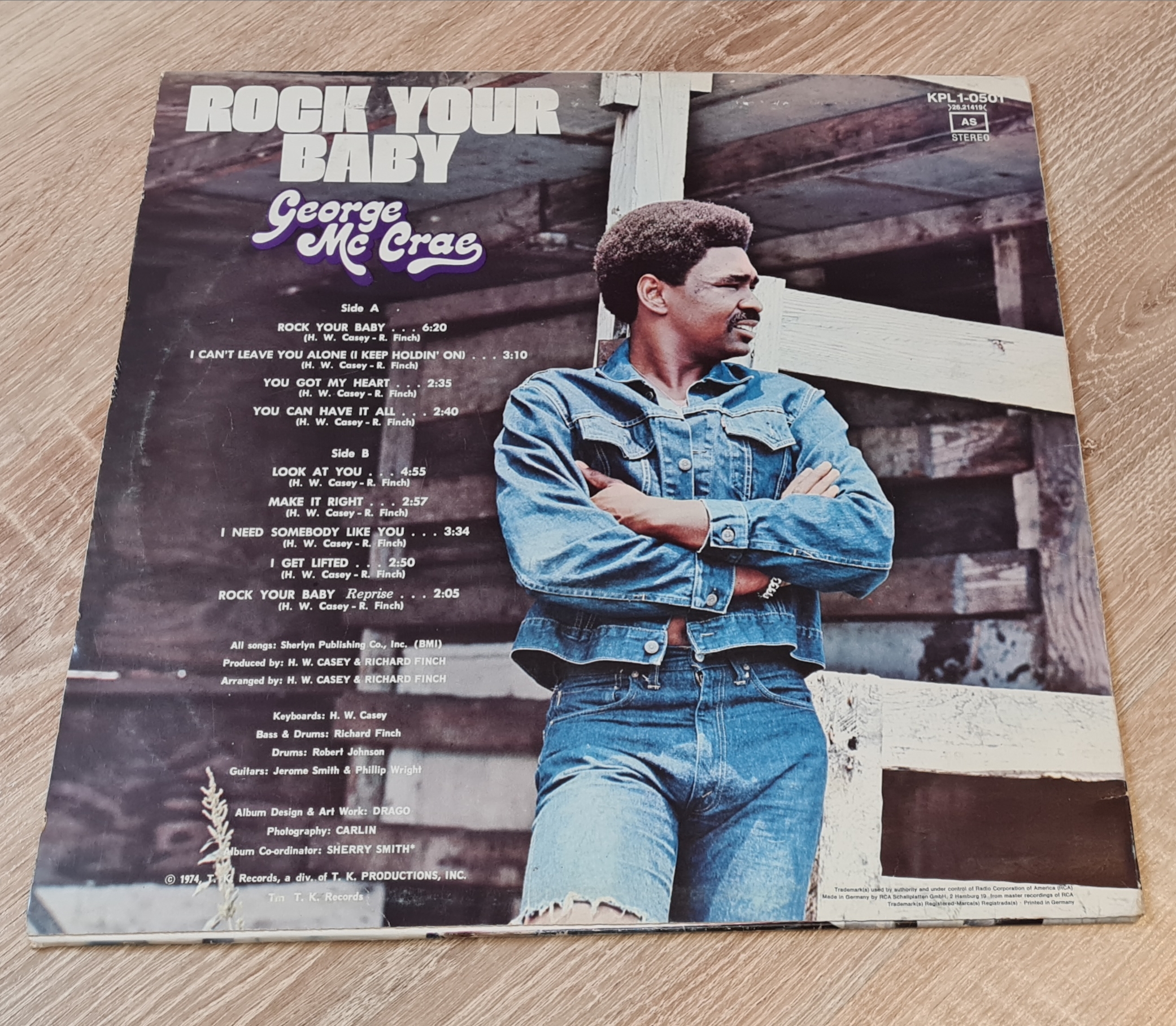 George Mc Crae – Rock Your Baby 1974 G-, VYPRANÁ Vinyl (LP)