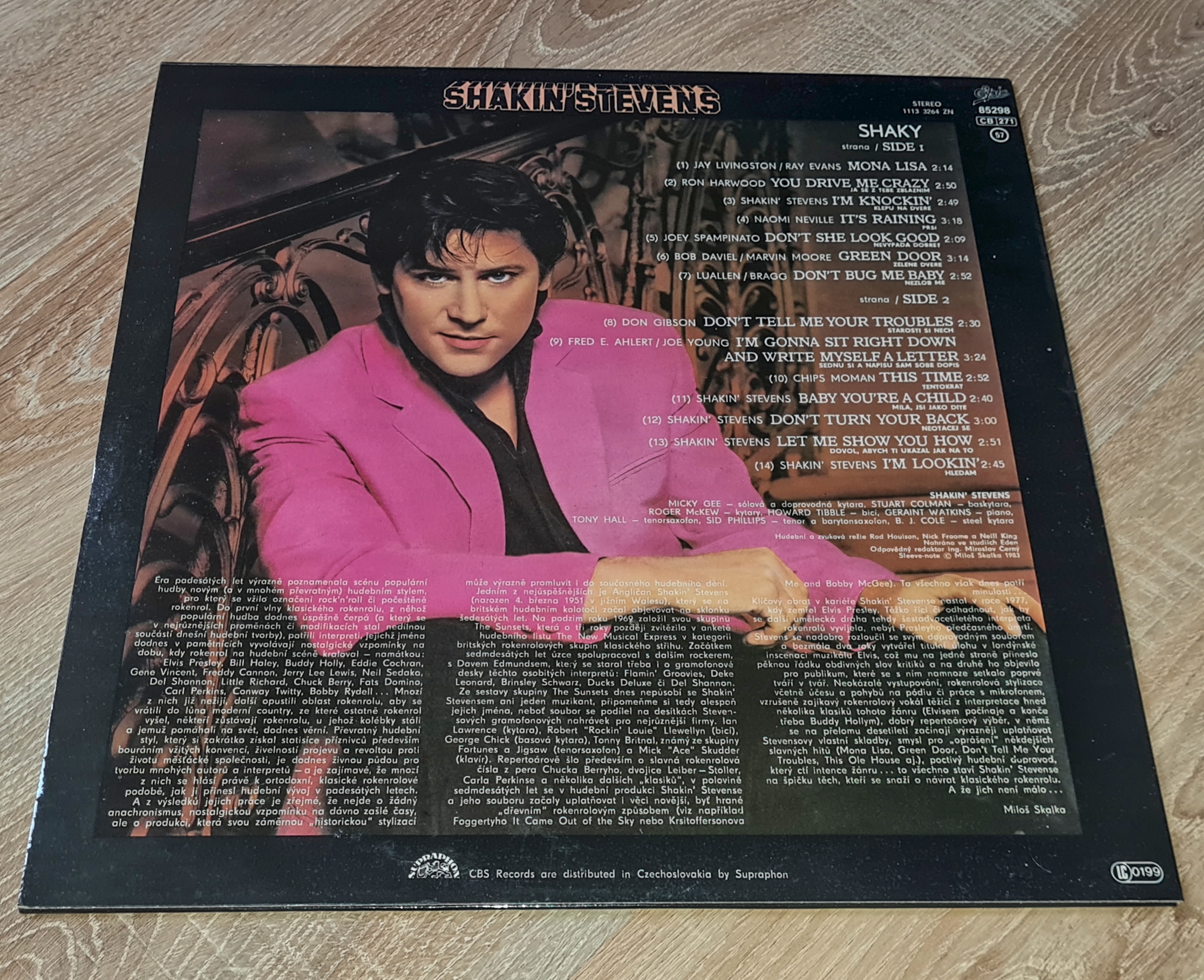 Shakin' Stevens – Shaky 1983 VG+, VYPRANÁ Vinyl (LP)
