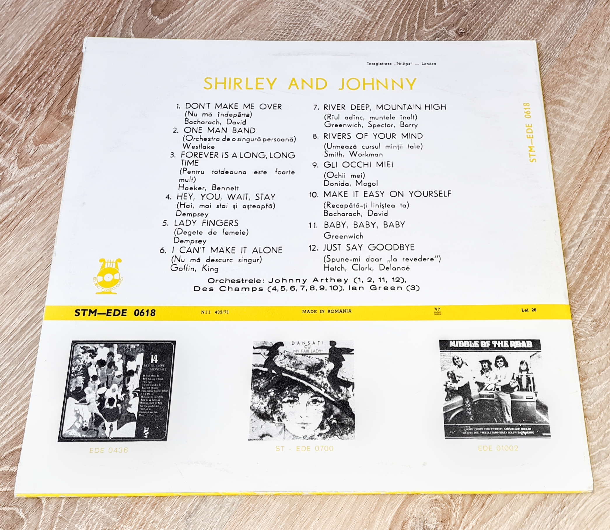 Shirley And Johnny – Shirley And Johnny 1971 EX, VYPRANÁ Vinyl (LP)