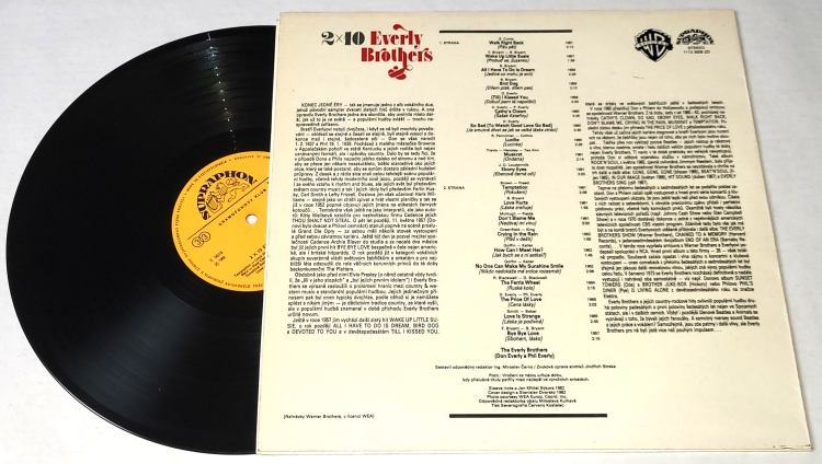 Everly Brothers – 2x10 Everly Brothers 1982 VG+, VYPRANÁ Vinyl (LP)