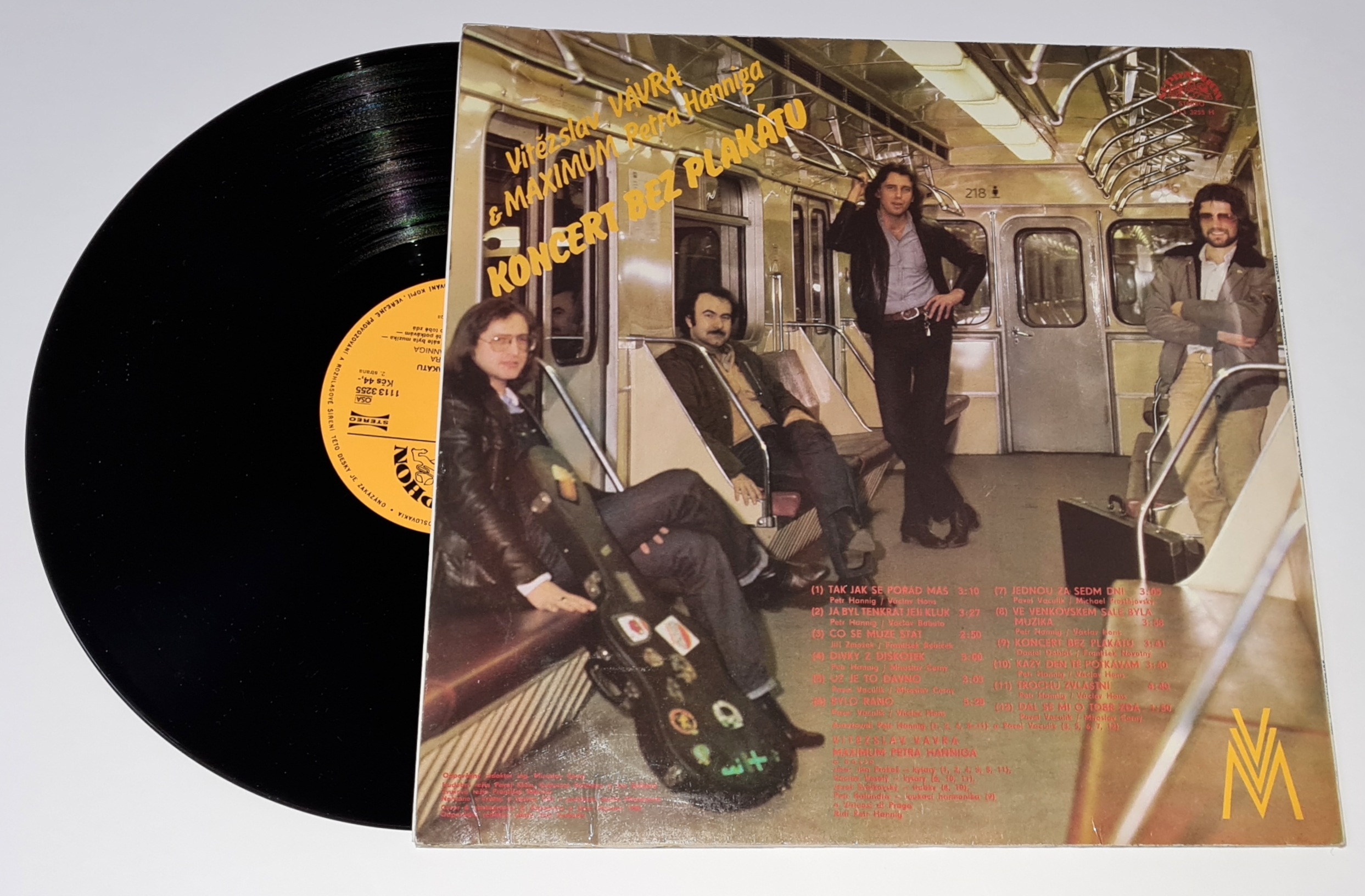 Vítězslav Vávra & Maximum Petra Hanniga – Koncert Bez Plakátu 1983 VG-, VYPRANÁ Vinyl (LP)