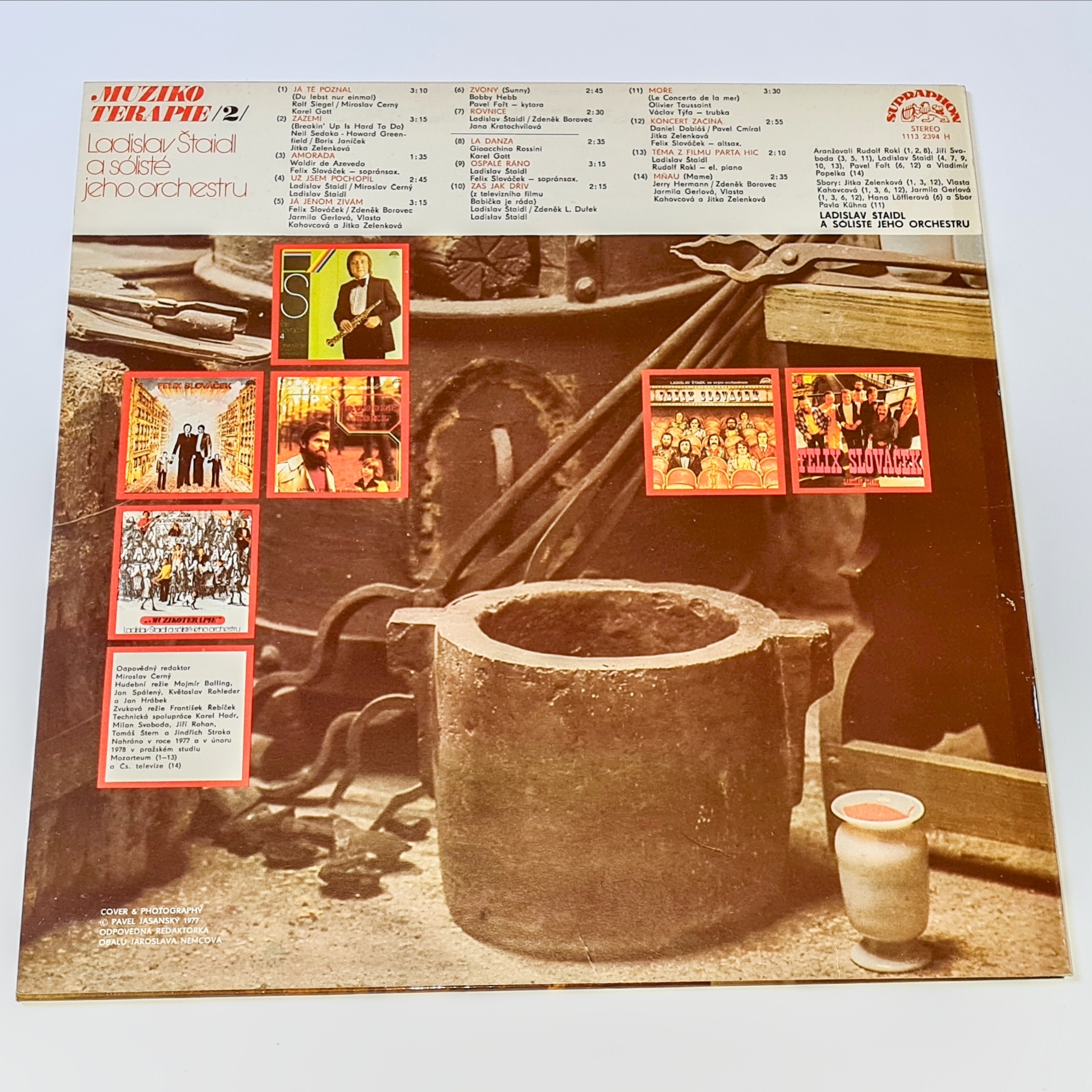 Ladislav Štaidl A Sólisté Jeho Orchestru – Muzikoterapie 2 1978 VG+ VYPRANÁ Vinyl (LP)