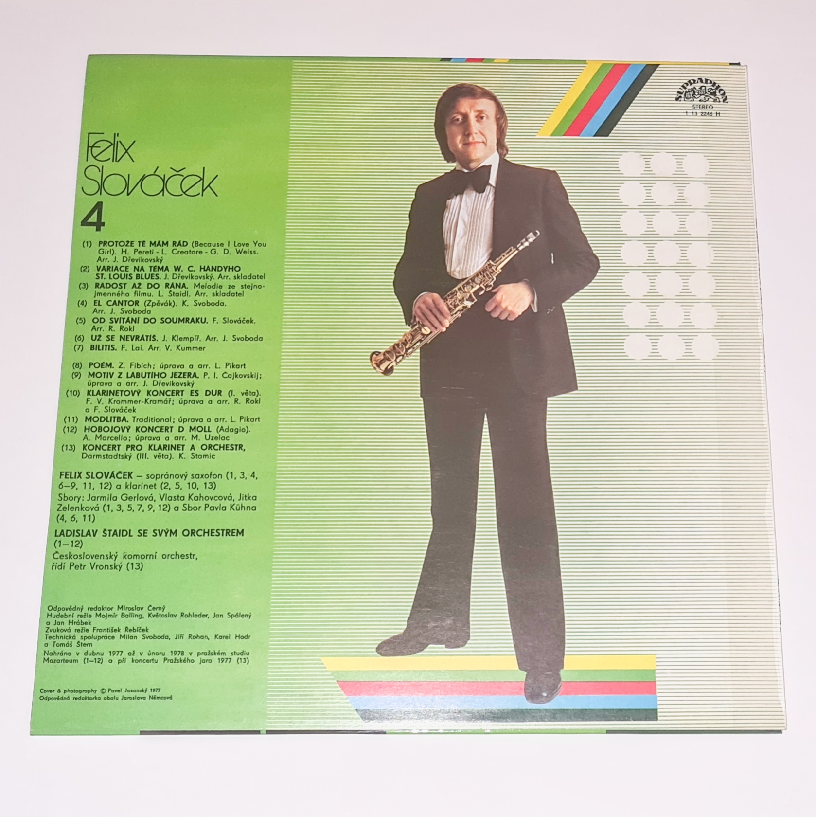 Felix Slováček A Ladislav Štaidl Se Svým Orchestrem – 4 1978 VG+, VYPRANÁ Vinyl (LP)