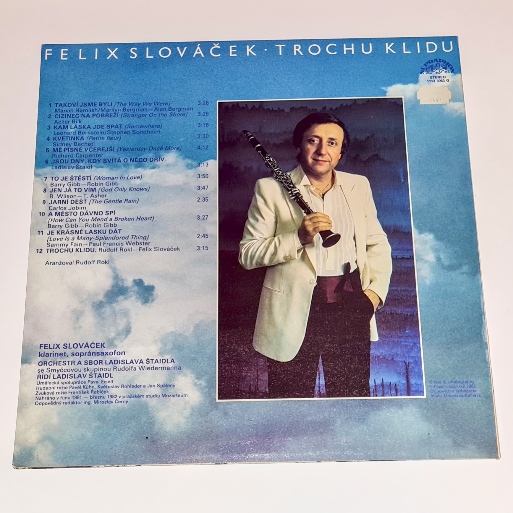 Felix Slováček – Trochu Klidu 1982 VG+, VYPRANÁ Vinyl (LP)