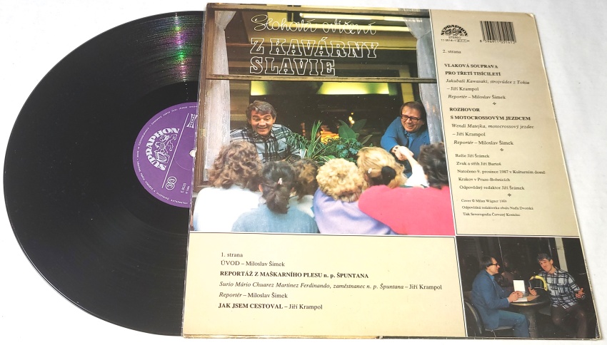Miloslav Šimek, Jiří Krampol – Slohová Cvičení Z Kavárny Slávie 1989 EX, VYPRANÁ Vinyl (LP)