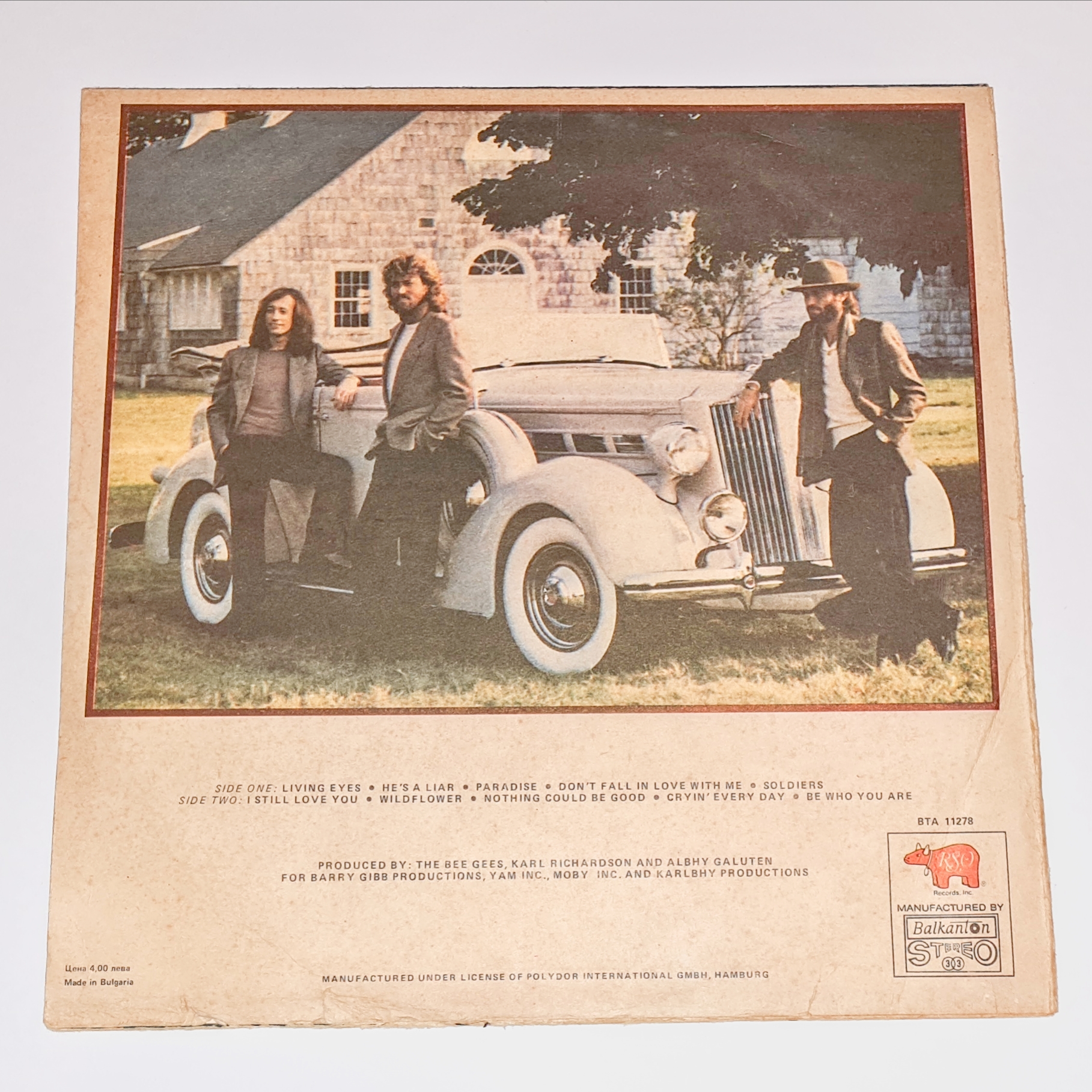 Bee Gees – Living Eyes 1984 VG+, VYPRANÁ Vinyl (LP)