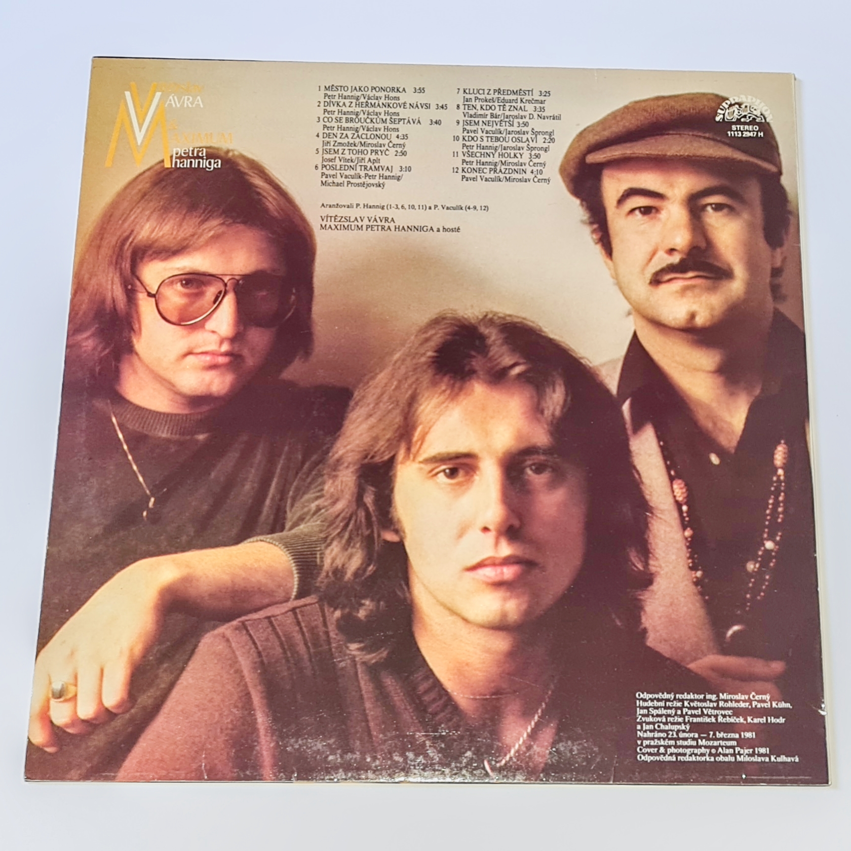 Vítězslav Vávra, Maximum Petra Hanniga – Vítězslav Vávra, Maximum Petra Hanniga 1981 VG+, VYPRANÁ Vinyl (LP)