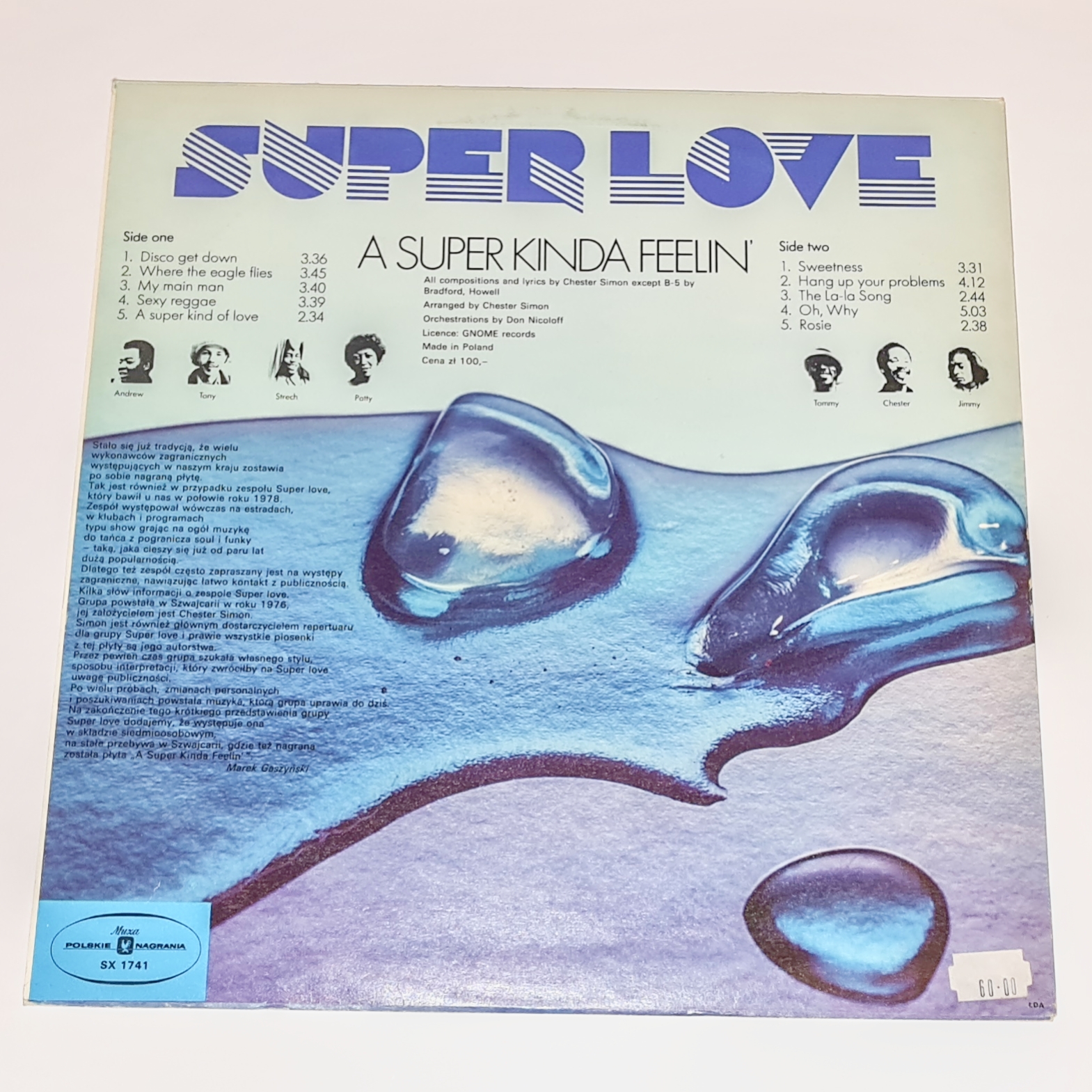 Super Love – A Super Kinda Feelin' 1979 VG+, VYPRANÁ Vinyl (LP)