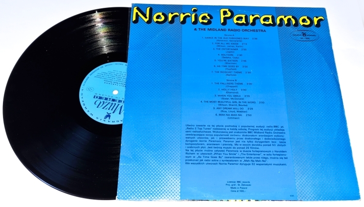 Norrie Paramor & The Midland Radio Orchestra – Norrie Paramor & The Midland Radio Orchestra 1975 VG+, VYPRANÁ Vinyl (LP)