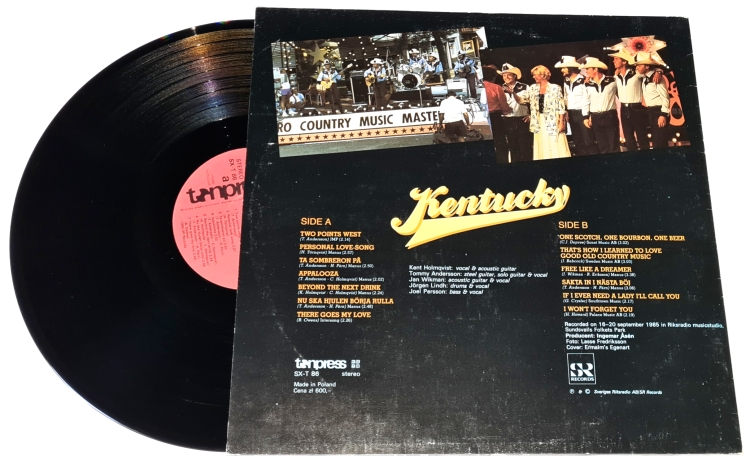 Kentucky – Two Points West 1985 VG+, VYPRANÁ Vinyl (LP)