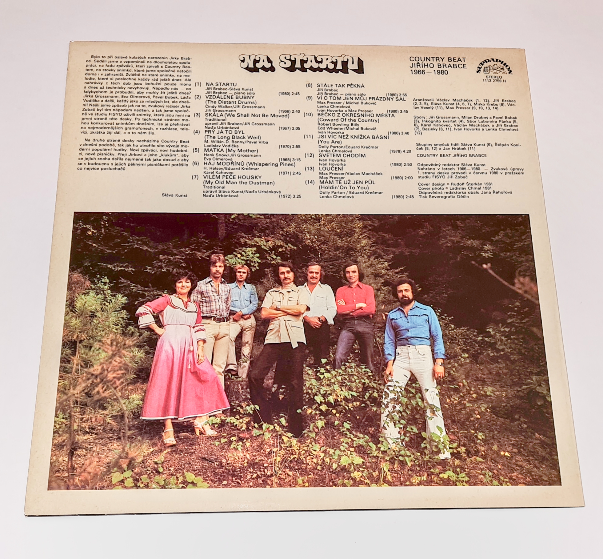 Country Beat Jiřího Brabce – Na Startu (1966 - 1980) 1981 VG+, VYPRANÁ Vinyl (LP)