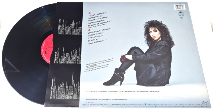 Jennifer Rush – Heart Over Mind 1987 VG+, VYPRANÁ Vinyl (LP)