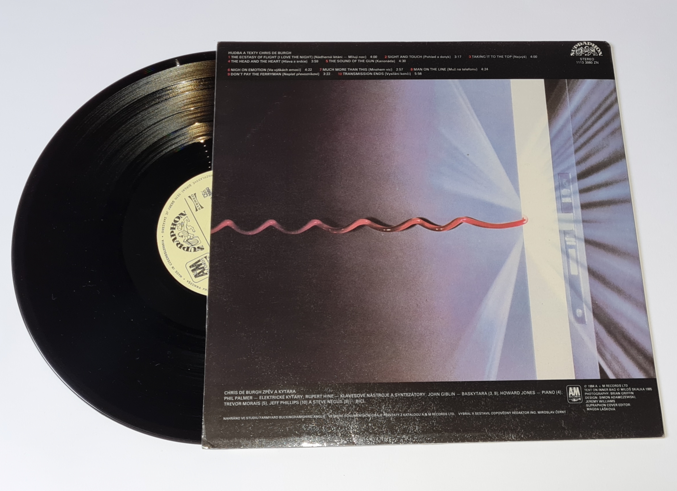 Chris de Burgh – Man On The Line 1986 EX, VYPRANÁ Vinyl (LP)