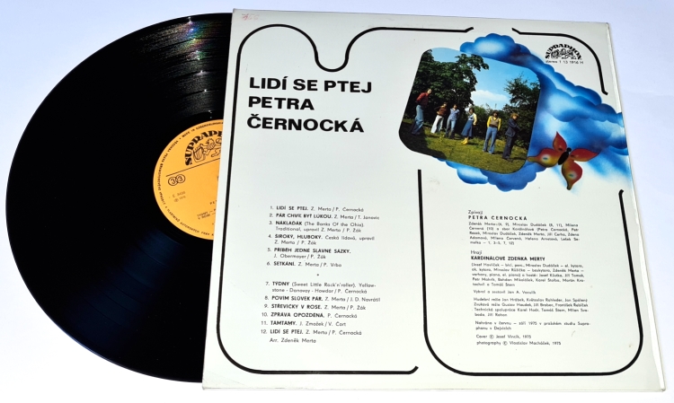 Petra Černocká – Lidí Se Ptej 1976 VG+, VYPRANÁ Vinyl (LP)