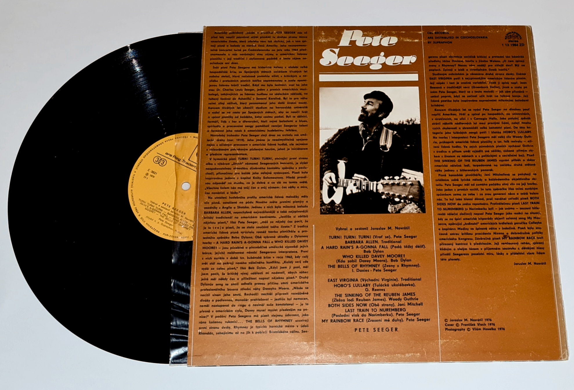 Pete Seeger – Pete Seeger 1976 EX-, VYPRANÁ Vinyl (LP)