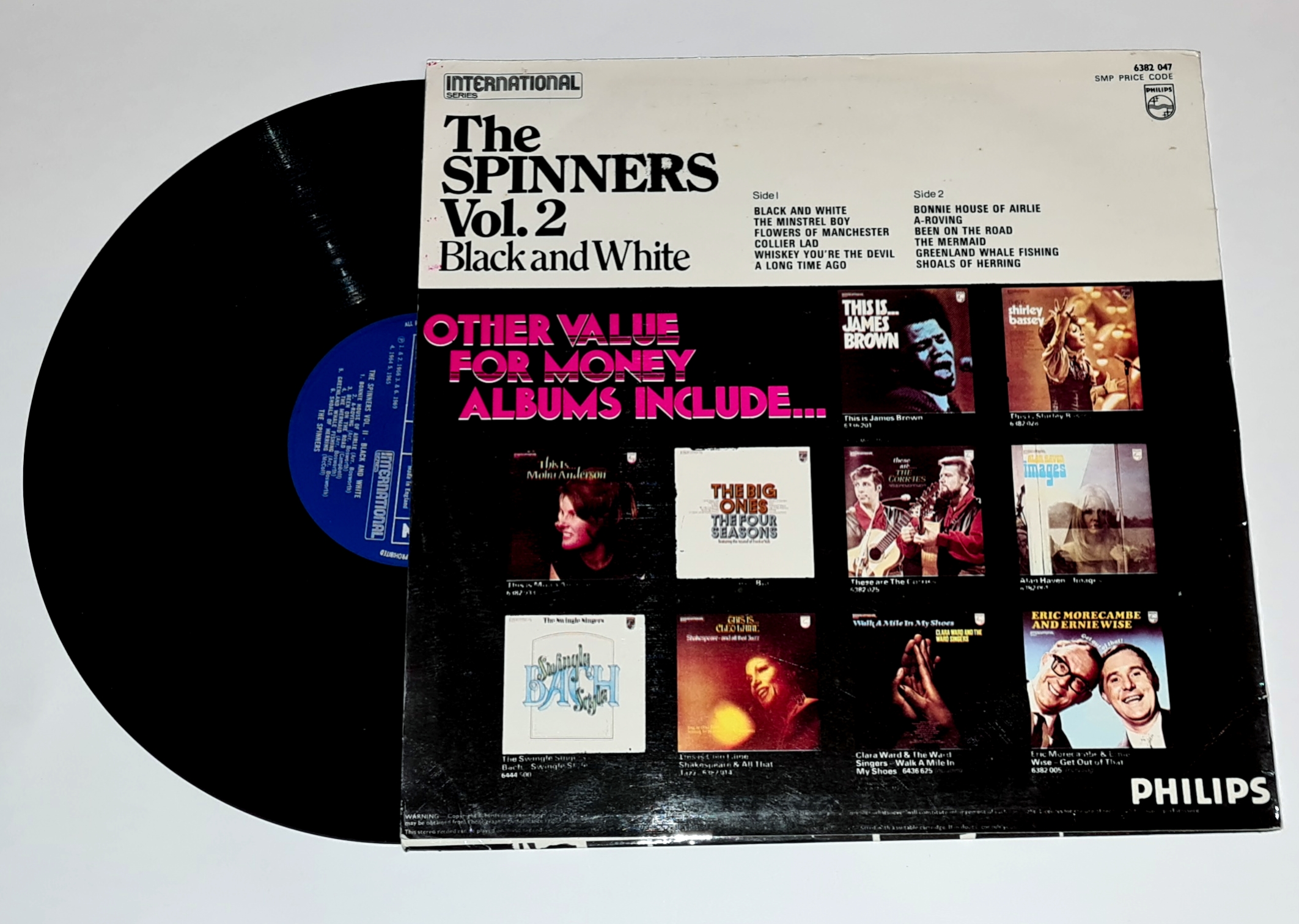 The Spinners – Vol. 2 Black And White 1971 VG+, VYPRANÁ Vinyl (LP)