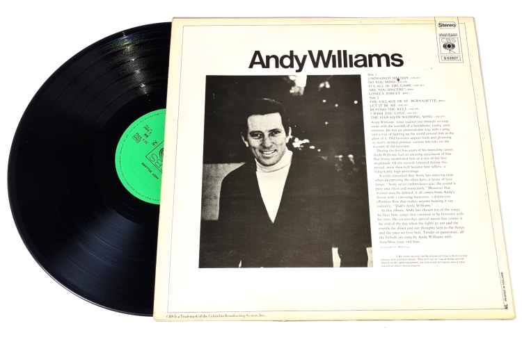 Andy Williams – Andy Williams 1970 G+, VYPRANÁ Vinyl (LP)