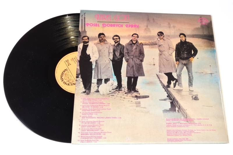 Karel Gott – Posel Dobrých Zpráv 1987 VG VYPRANÁ Vinyl (LP)