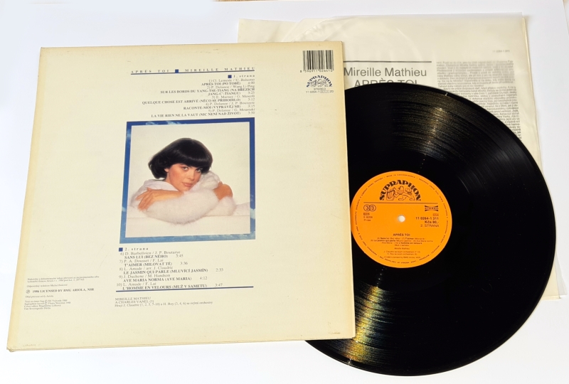 Mireille Mathieu – Après Toi 1988 EX, VYPRANÁ Vinyl (LP)