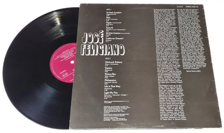 José Feliciano – José Feliciano 1981 EX VYPRANÁ Vinyl (LP)