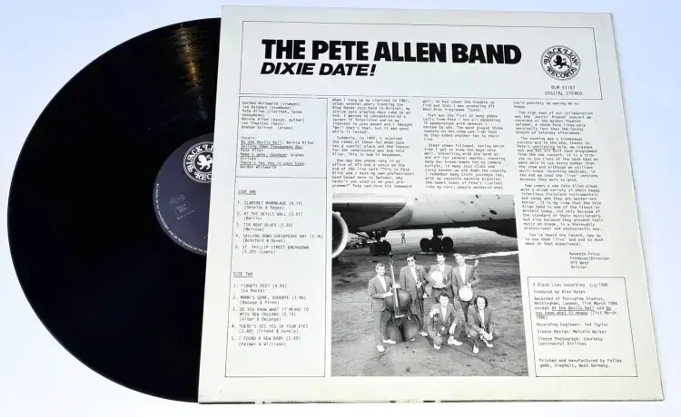 The Pete Allen Band – Dixie Date 1986 EX VYPRANÁ Vinyl (LP)