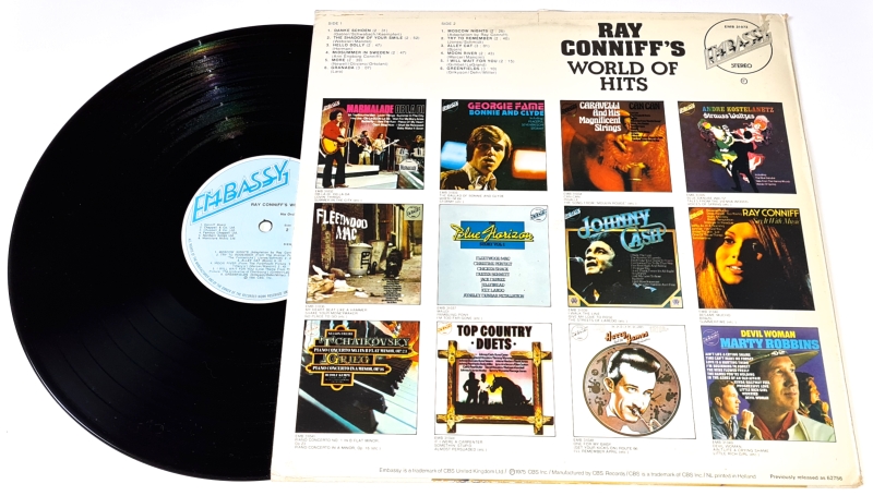 Ray Conniff With His Orchestra And Chorus – Ray Conniff's World Of Hits 1975 VG+, VYPRANÁ Vinyl (LP)