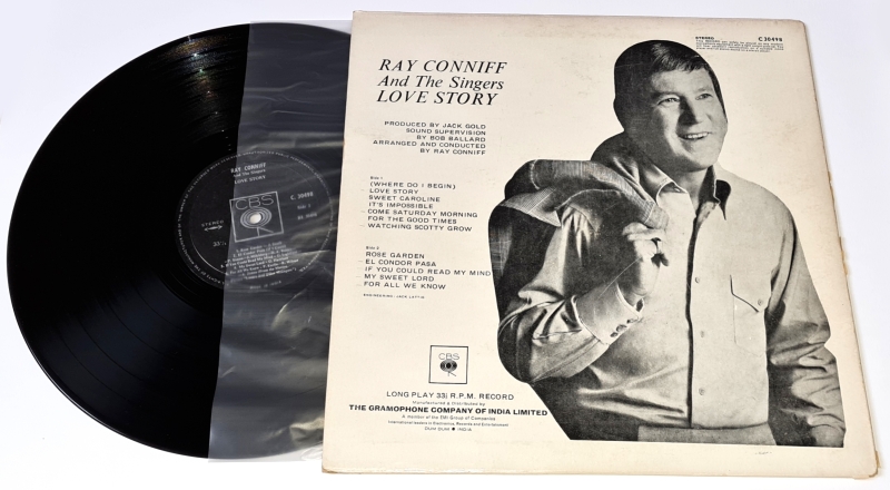 Ray Conniff And The Singers – Love Story 1971 G+, VYPRANÁ Vinyl (LP)