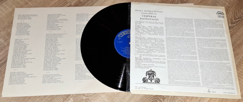 Johann Nepomuk Hummel, Ivan Palovič, Rudolf Macudziński, Slovak Philharmonic Orchestra, Ladislav Slovák – Concerto In A Minor For Piano And Orchestra / Rondo Brillant 1970 VG+, VYPRANÁ Vinyl (LP)