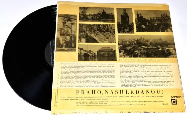 Jaromír Čermák, Karel Šašek, Kamil Bednář – Praga Bohemiæ Metropolis 1967 VG+, VYPRANÁ Vinyl (LP)