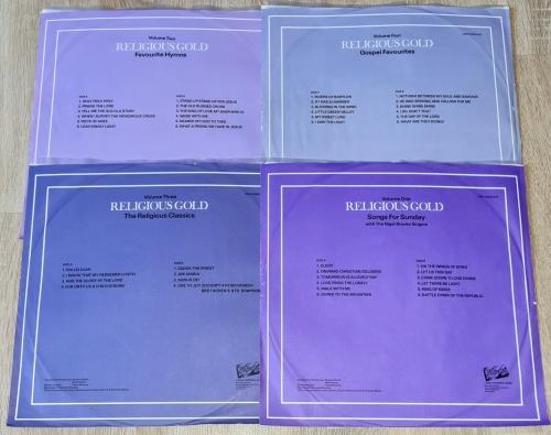 Religious Gold 1980 4 LP EX, VYPRANÉ Vinyl