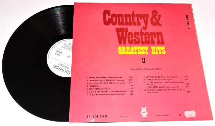 Country & Western Greatest Hits (II) 1981 EX VYPRANÁ Vinyl (LP)