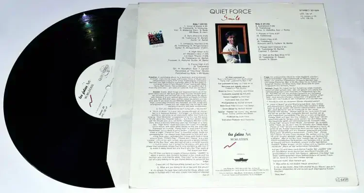 Quiet Force – Smile 1989 VG- VYPRANÁ Vinyl (LP)